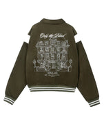 Stand out in the ONLY THE BLIND Blake’s Members Club Varsity Jacket OTBX-O1442 – a bold fusion of luxury design, premium fabrics, and streetwear style.