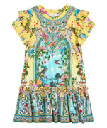 The CAMILLA Tales of Topkapi Palace Tee Dress 00037490 features a relaxed fit, vibrant print, and crystal embellishments—perfect for casual, chic styling.
