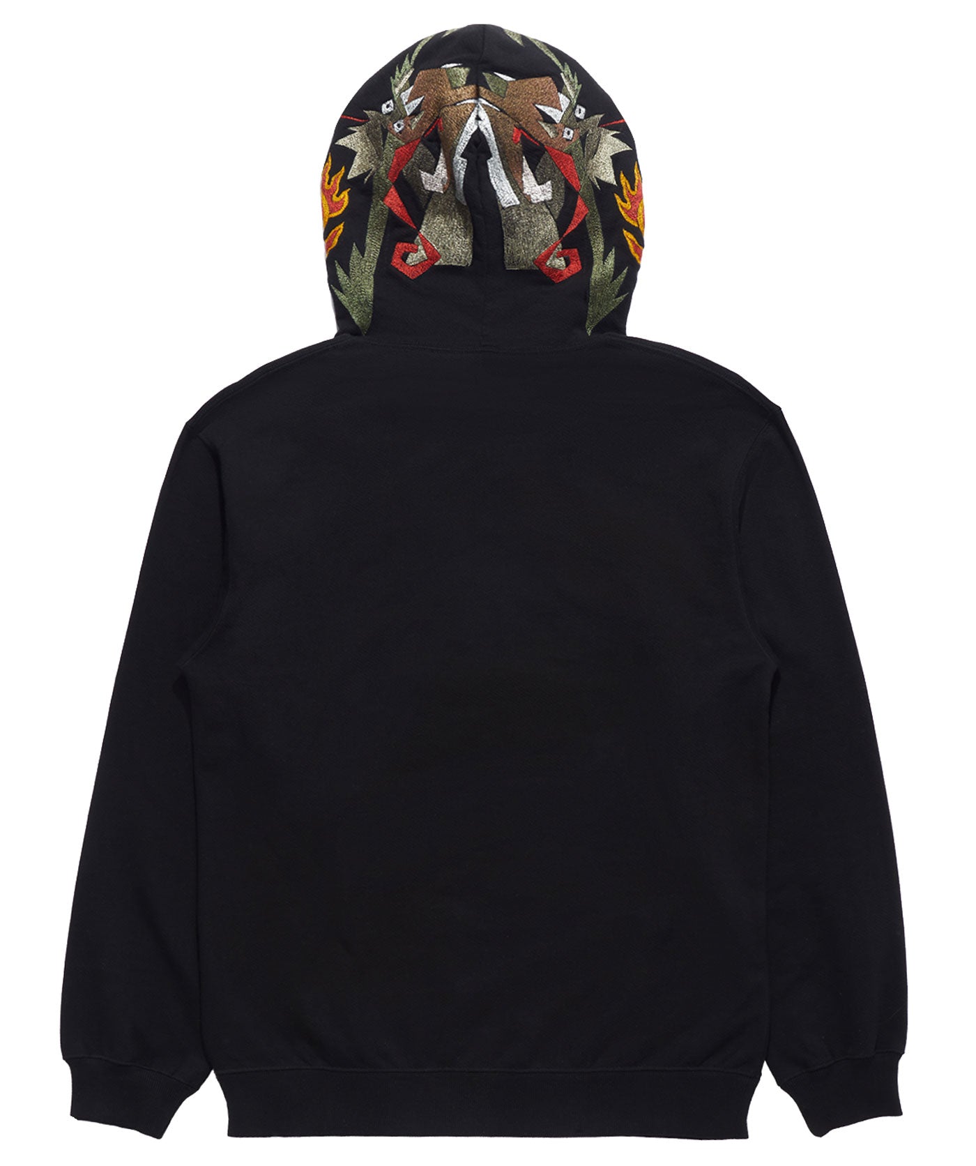 トップス maharishi dragon Hooded Sweat Maharishi Dragon & Tigers Hooded Sweat - Black - MH8084-BK