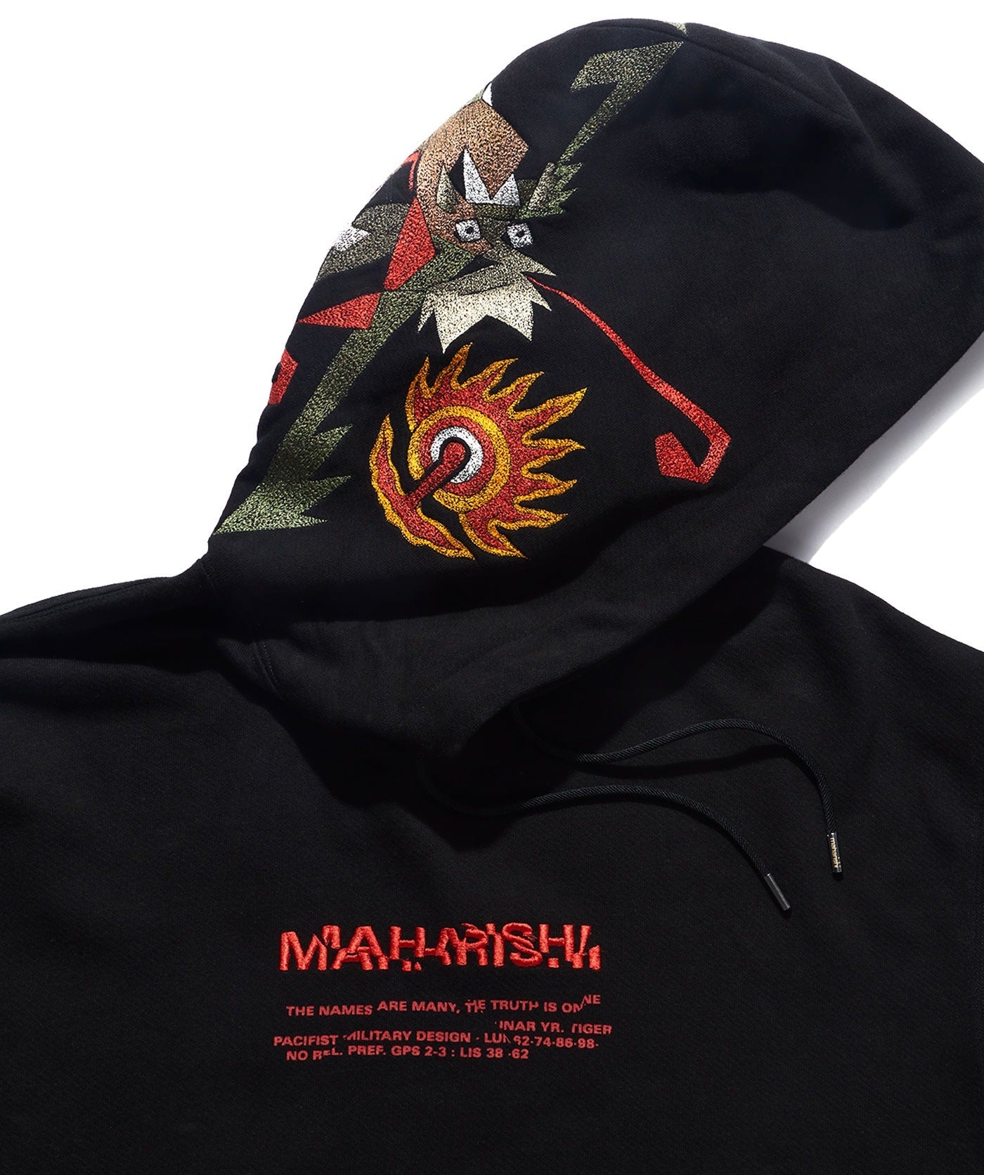 MAHARISHI Cubist Dragon Hooded Sweat 350MH4019 – Via Rodeo