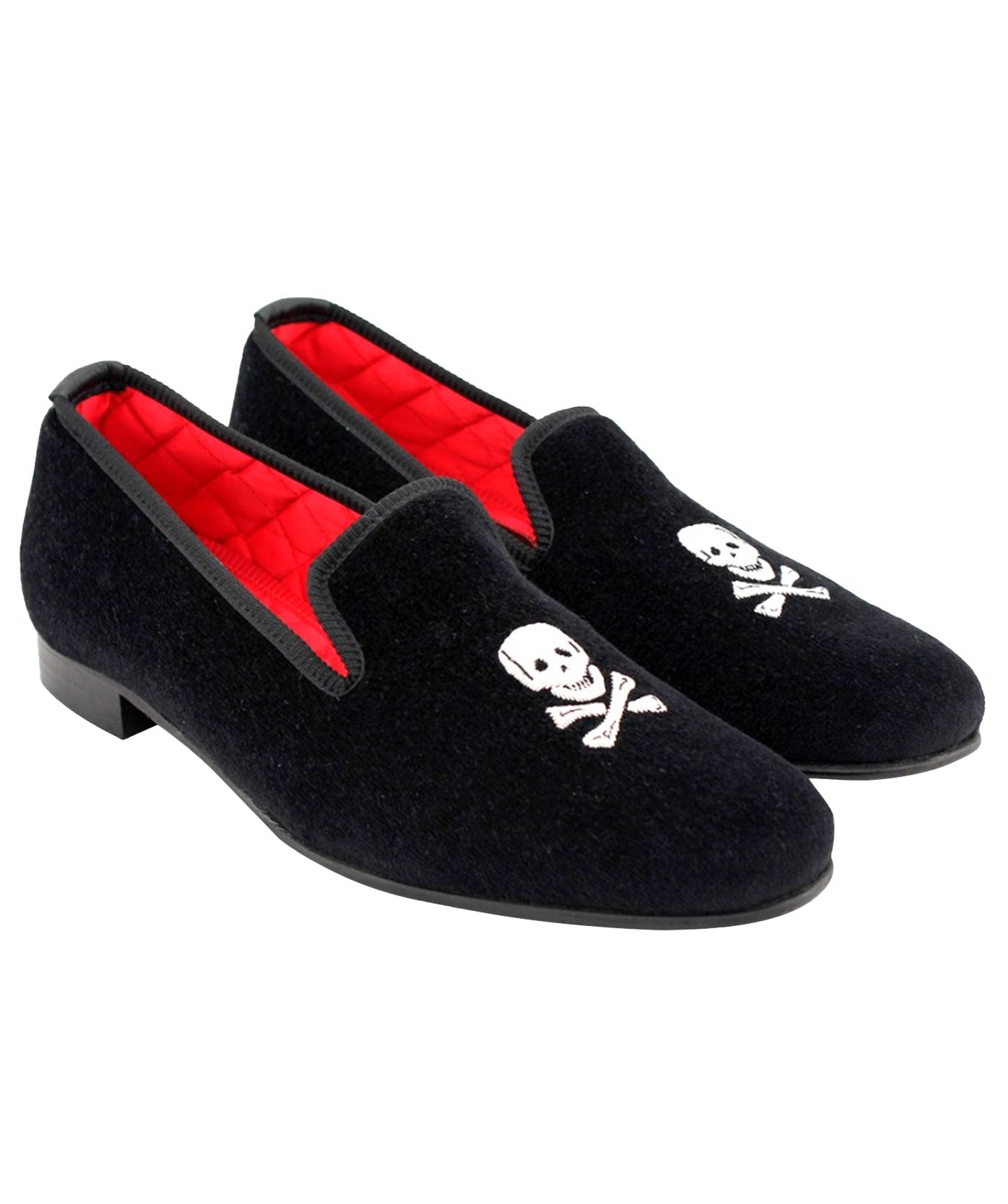Matthew Cookson Bandana Pirate Velvet Slippers size US 12 .5 UK 11.5 Slippers Men Pirate pattern | Matthew Cookson main image 3