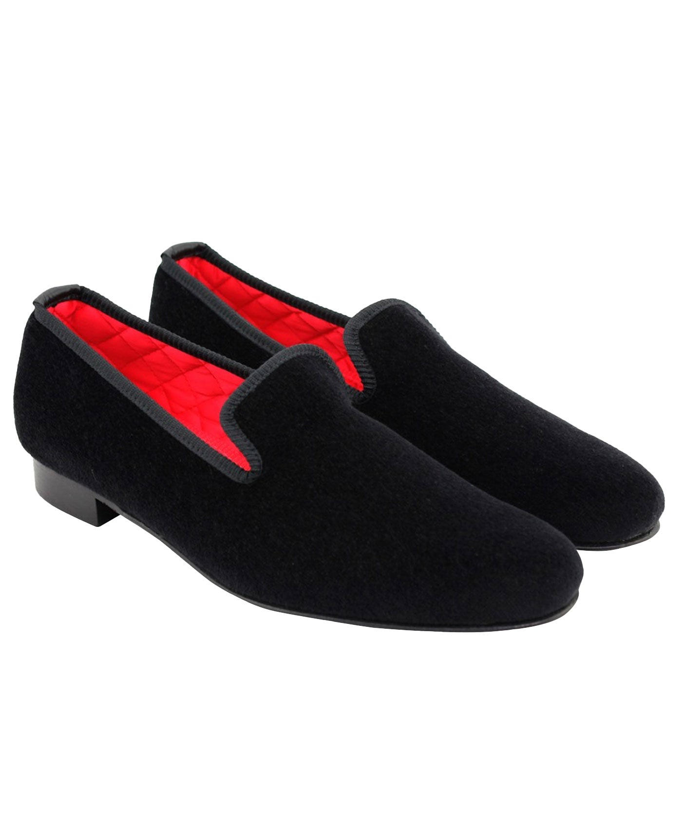 MATTHEW COOKSON Classic Velvet Slippers 120MTWPLN – Via Rodeo display picture 3