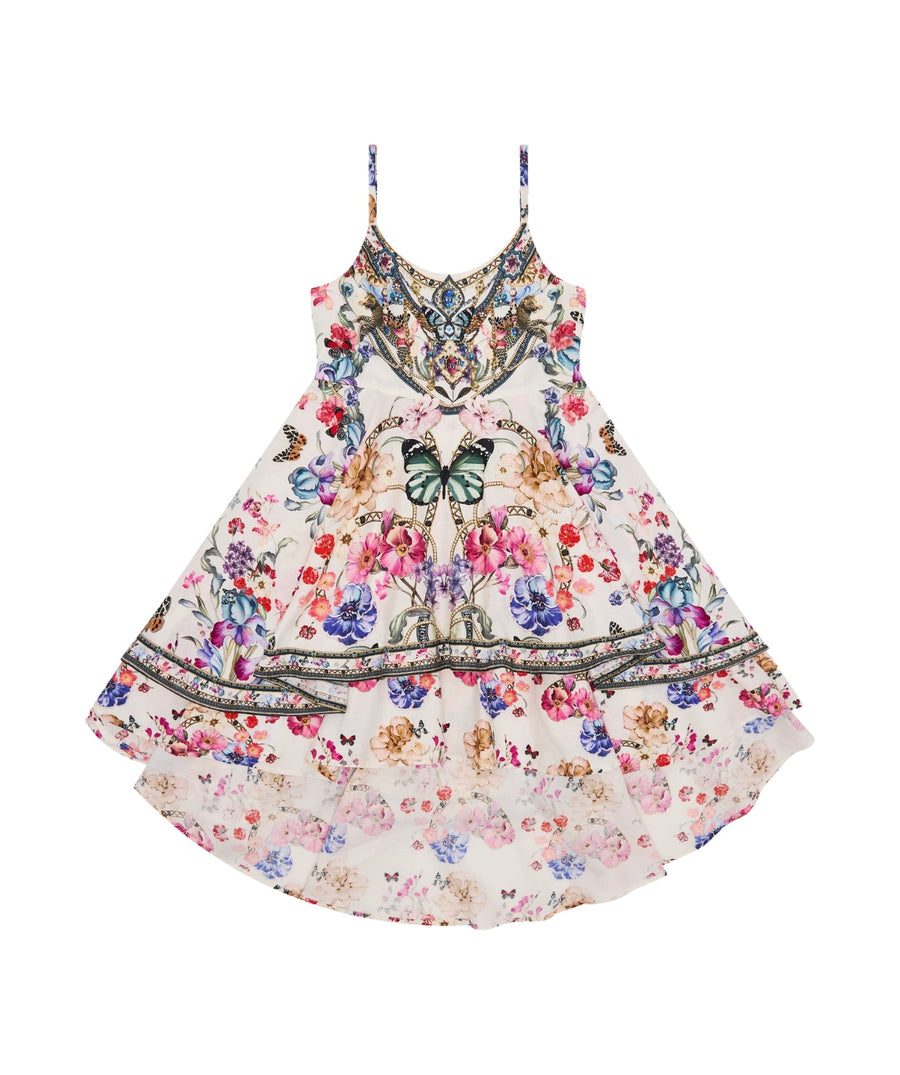 CAMILLA Monserrate Magic Tiered Dress 00034259 features flowing tiers, vivid floral prints, and a flattering silhouette for an elegant, bohemian-inspired look
