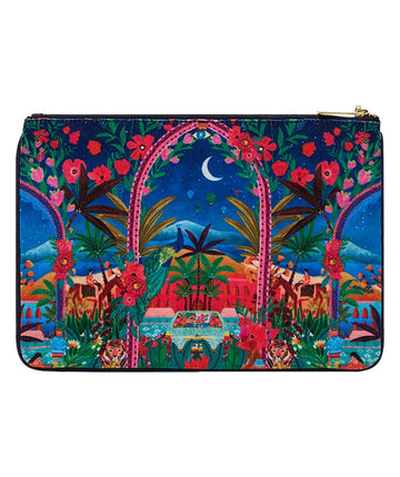 CAMILLA Midnight Muses Canvas Clutch 00034711