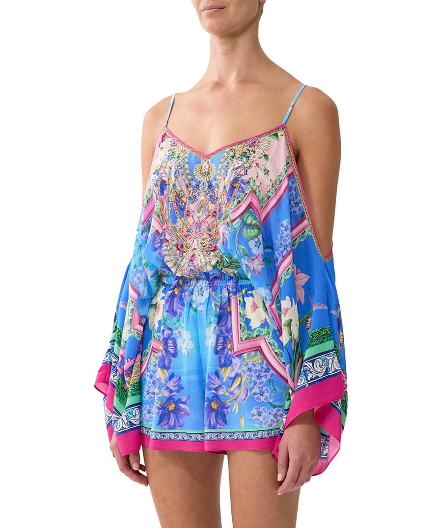 Spirit Of Santa Maria Drop Shoulder Playsuit