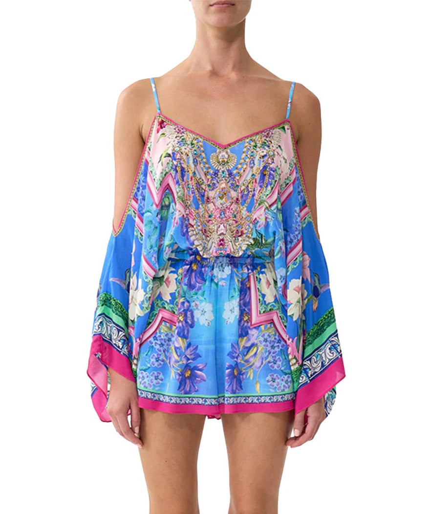 Spirit Of Santa Maria Drop Shoulder Playsuit