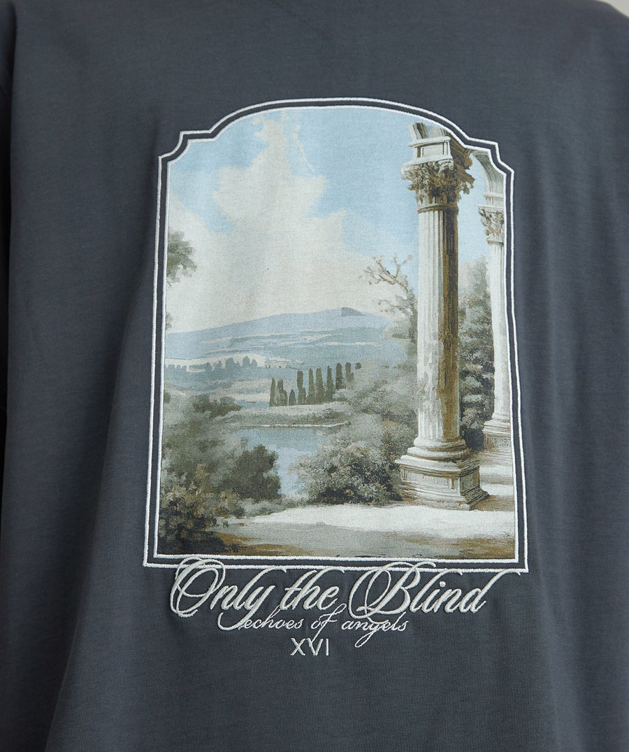 ONLY THE BLIND Dusk Echoes Angels T-Shirt OTB-T1599 – premium cotton tee featuring artistic angel graphic and signature streetwear detailing.