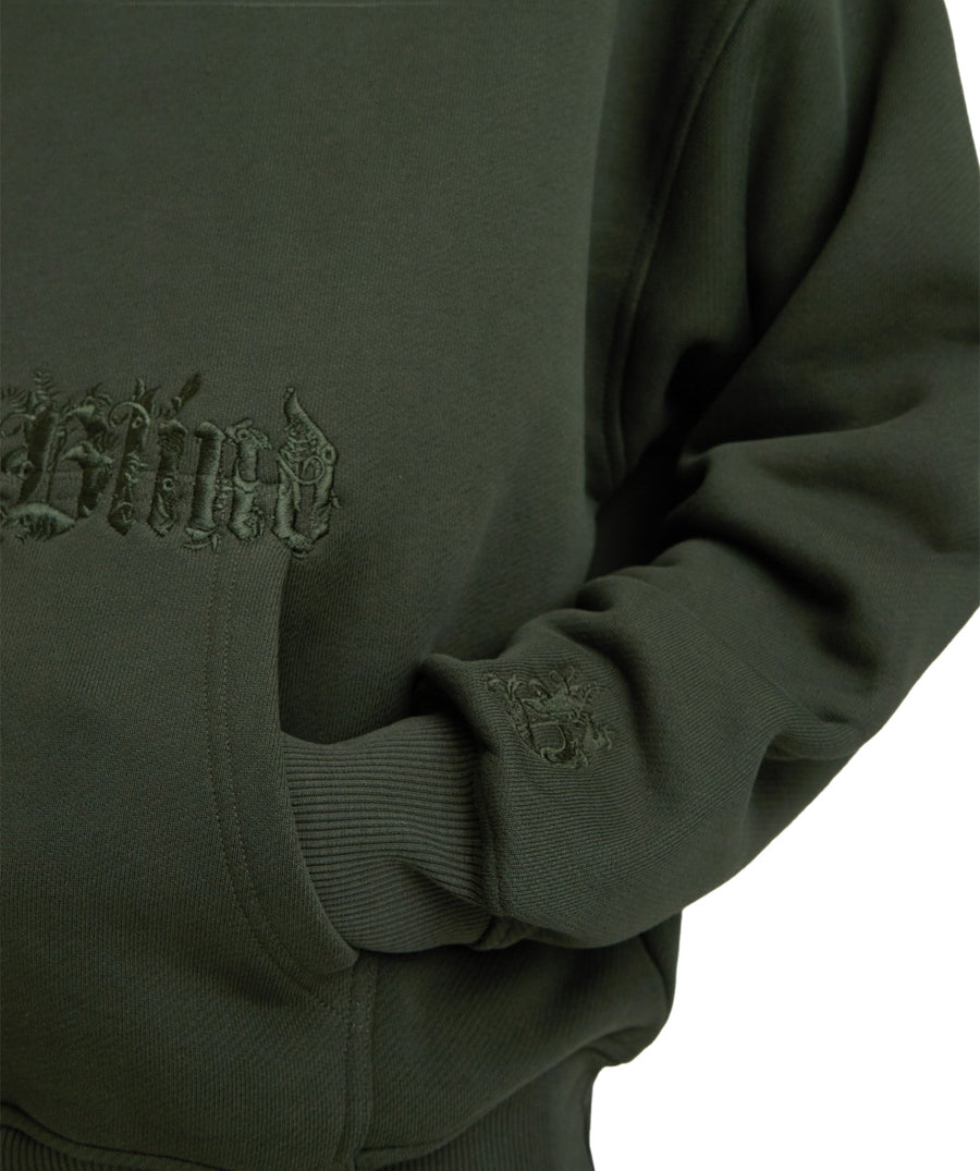 Shop the ONLY THE BLIND Baroque Calligraphy Hoodie OTB-H1621 – premium streetwear with bold design, luxury comfort, and standout style.