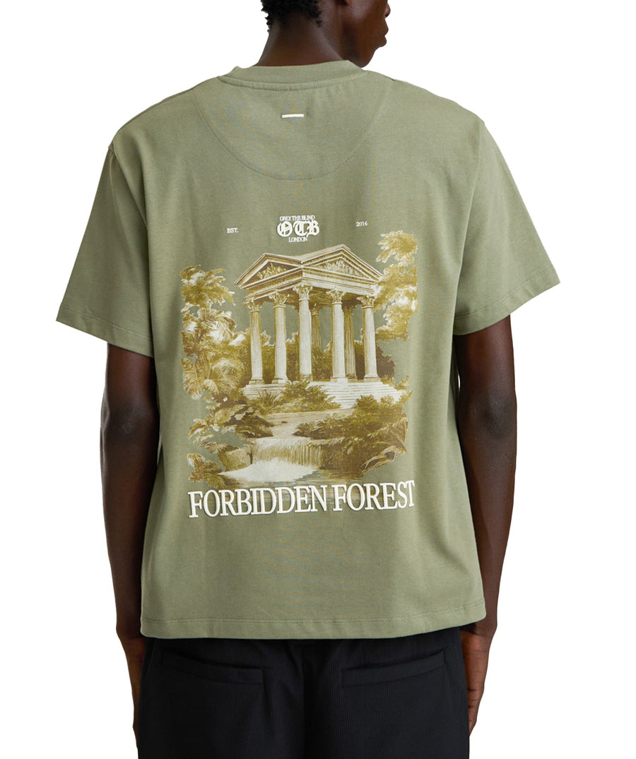 Explore bold streetwear with ONLY THE BLIND Forbidden Forest T-shirt OTB-T1589 – premium fabric, standout graphics, and signature urban edge.