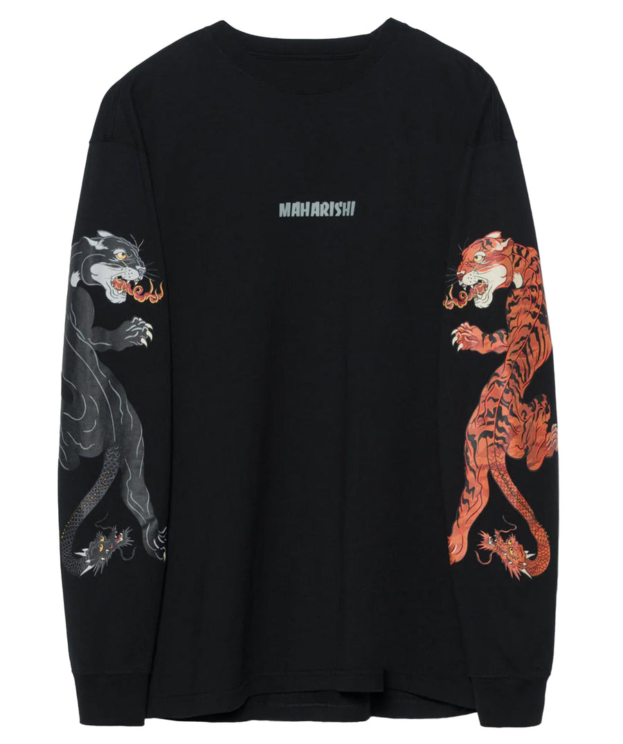 MAHARISHI Duality Panther Longsleeve T-Shirt 302MH1387