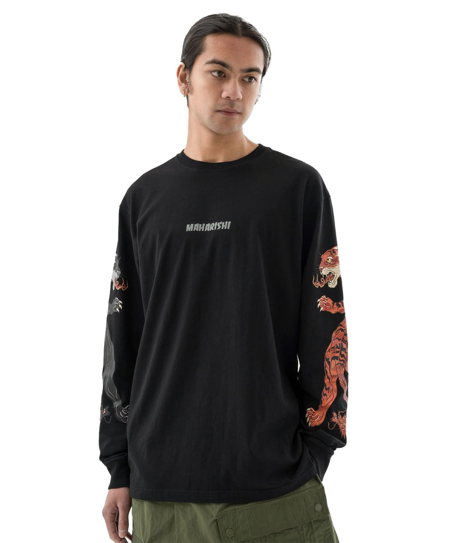 MAHARISHI Duality Panther Longsleeve T-Shirt 302MH1387