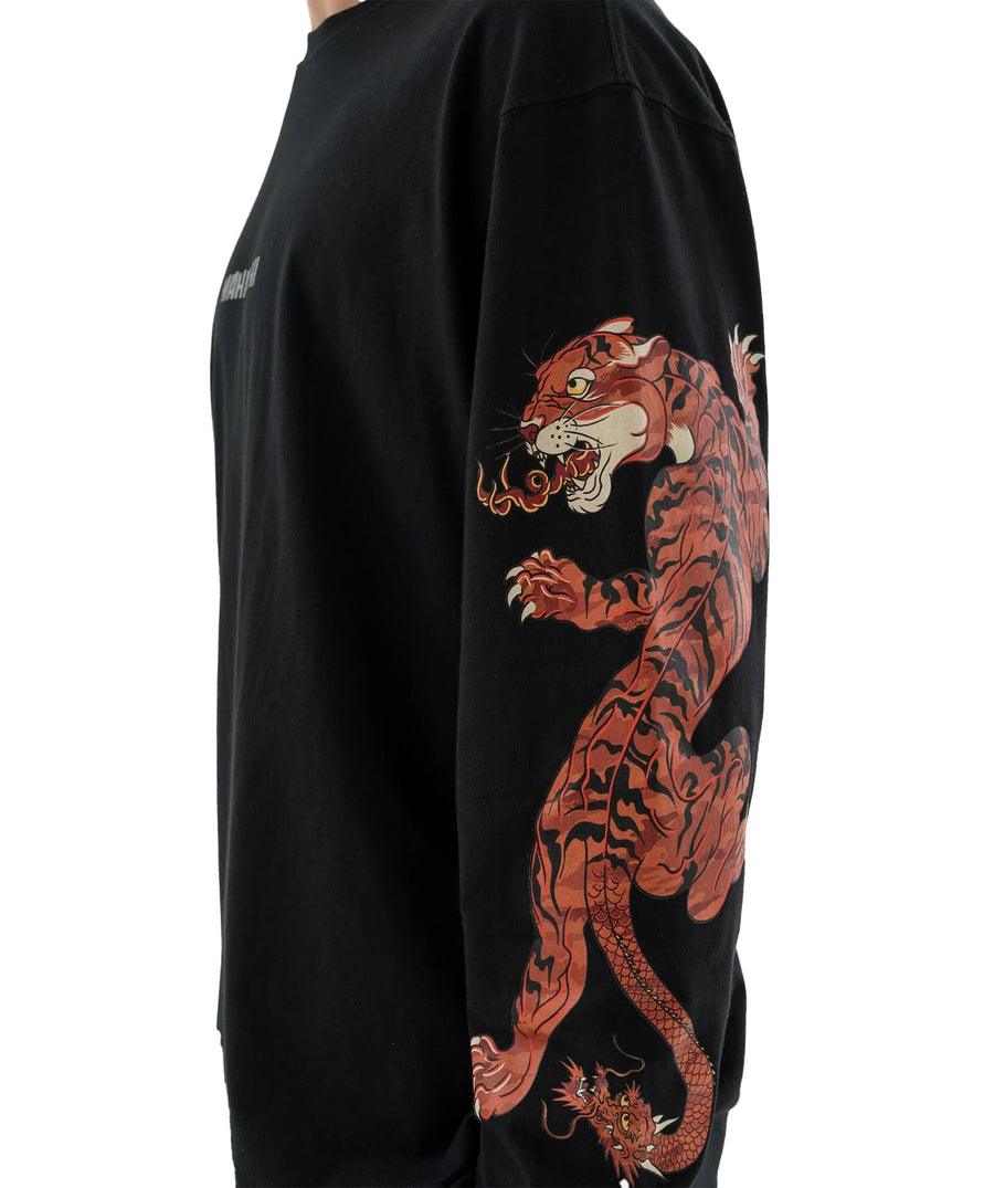 MAHARISHI Duality Panther Longsleeve T-Shirt 302MH1387