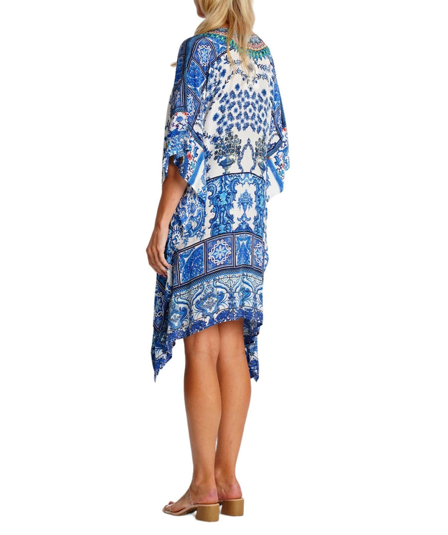 LA MODA Cleopatra Regular Kaftan 25034 RK – A regal and flowing kaftan featuring an elegant design, lightweight fabric, and a relaxed fit, perfect for resort wear and sophisticated styling