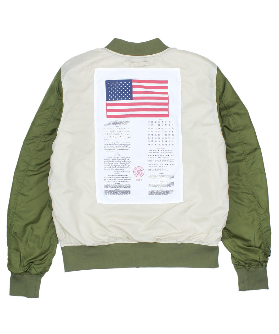 ALPHA INDUSTRIES L-2B Blood Chit Flight Jacket MJL46001C1