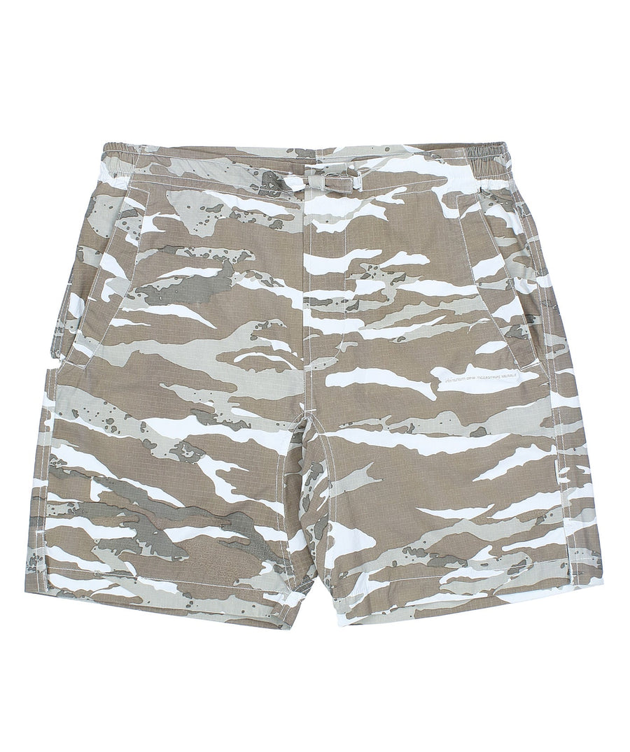 MAHARISHI Camo Swim Shorts 360MH6020 – Camouflage-patterned swim shorts with a modern design, crafted from high-quality materials for comfort and durability, ideal for beach and casual wear.