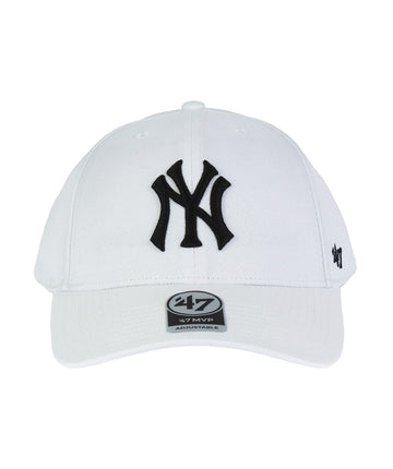 47 MLB New York Yankees MVP Snapback Cap F11B-MVPSP17WBP-WHM
