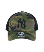 47 MLB NMLB New York Yankees Camo Branson MVP Cap F11B-CBRAN17GWP-CMJ