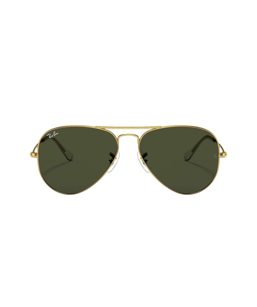 RAY-BAN Aviator Classic RB3025-L0205 – Iconic aviator sunglasses with a sleek gold metal frame and classic green lenses, offering timeless style and UV protection.