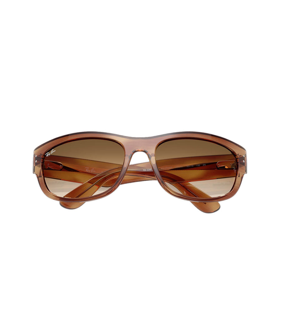 RAY-BAN Mega Balorama RB2289-140351 – Bold and modern sunglasses featuring a wraparound design, sleek frame, and tinted lenses for statement style and UV protection