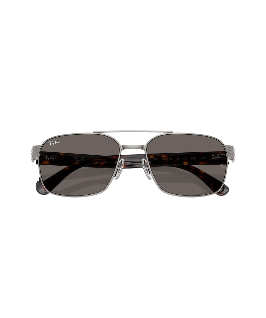 RAY-BAN RB3751 Sunglasses RB3750-004/B1 – Sleek and contemporary sunglasses with a lightweight metal frame and tinted lenses, offering style and UV protection