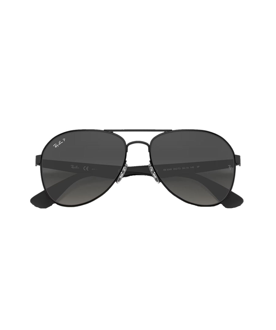 RAY-BAN RB3549 Aviator Classic RB3549-002/T3 – Iconic aviator sunglasses with a sleek metal frame, polarized lenses, and classic style for superior vision and UV protection