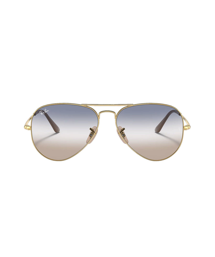 RAY-BAN RB3689 Aviator Classic RB3689-001/GD – Timeless aviator sunglasses with a gold metal frame and green lenses, offering iconic style and reliable UV protection