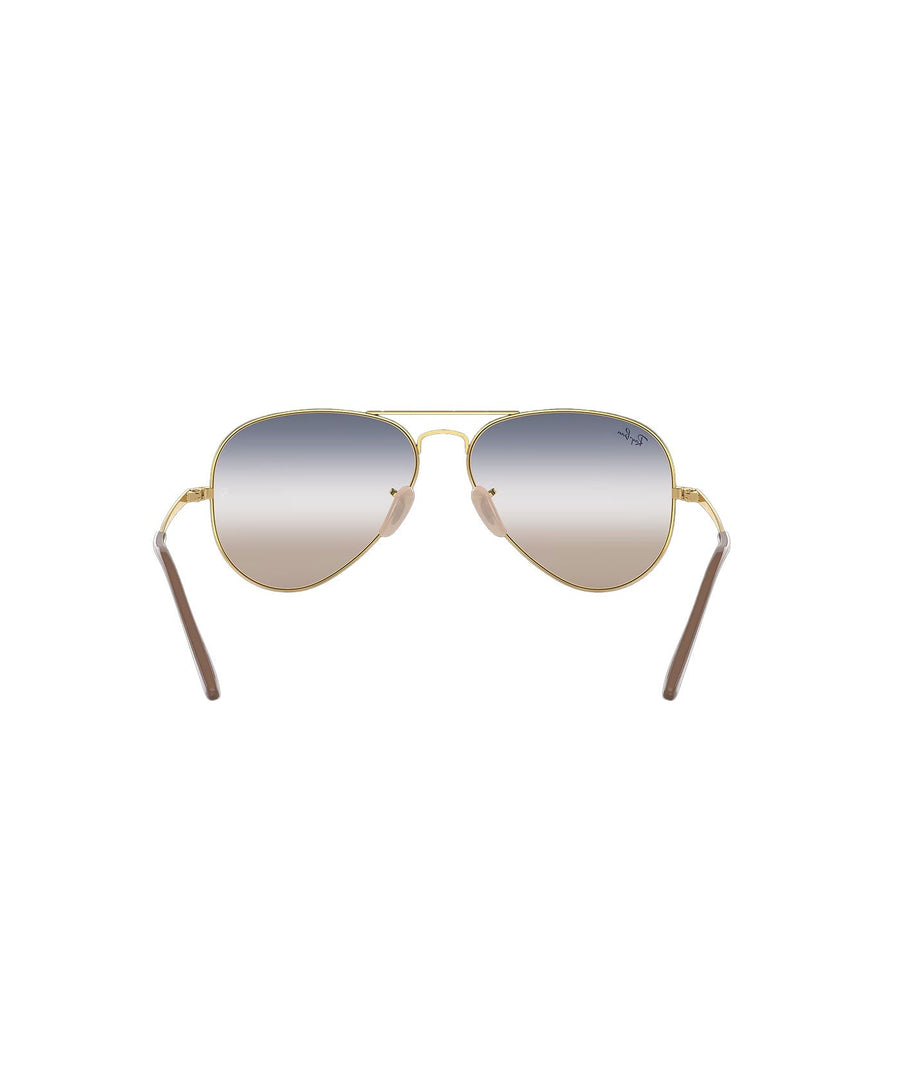 RAY-BAN RB3689 Aviator Classic RB3689-001/GD – Timeless aviator sunglasses with a gold metal frame and green lenses, offering iconic style and reliable UV protection
