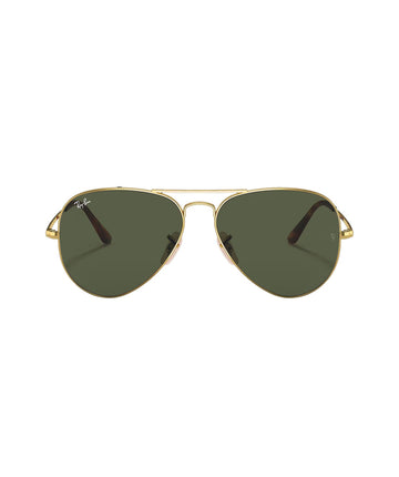 RAY-BAN RB3689 Aviator Classic RB3689-914731 – Timeless aviator sunglasses with a gold metal frame and green lenses, offering iconic style and reliable UV protection