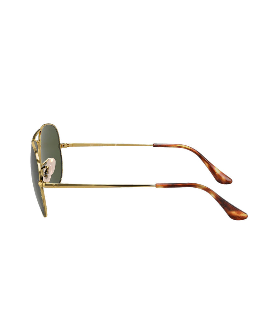 RAY-BAN RB3689 Aviator Classic RB3689-914731 – Timeless aviator sunglasses with a gold metal frame and green lenses, offering iconic style and reliable UV protection