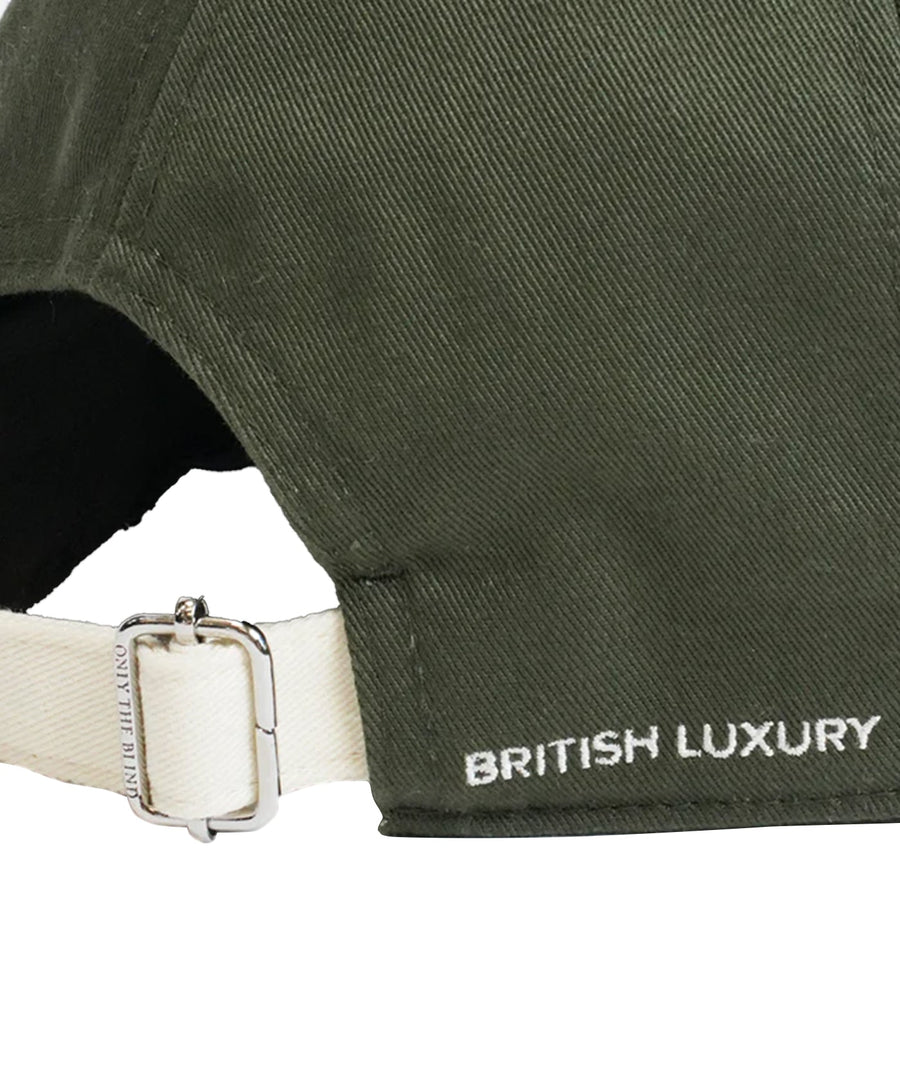 ONLY THE BLIND Blake's Script Cap OTBX-C1506 – sleek streetwear cap with signature embroidered script logo, curved brim, and adjustable fit for everyday style.