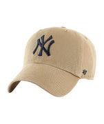 47 MLB New York Yankees Clean Up Cap F11B-RGW17GWS-KHE – relaxed, adjustable fit with curved visor and classic Yankees logo for effortless everyday style.