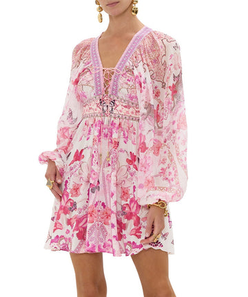 CAMILLA Botanical Novella Short Dress 00032237