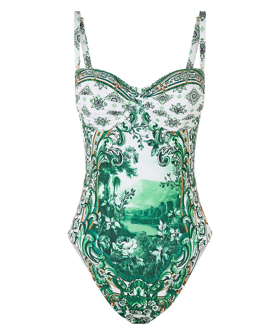 CAMILLA Corridor Of Calm One-Piece Swimsuit 00034084 – A stunning swimsuit featuring a vibrant print, flattering fit, and premium fabric for chic beachside elegance