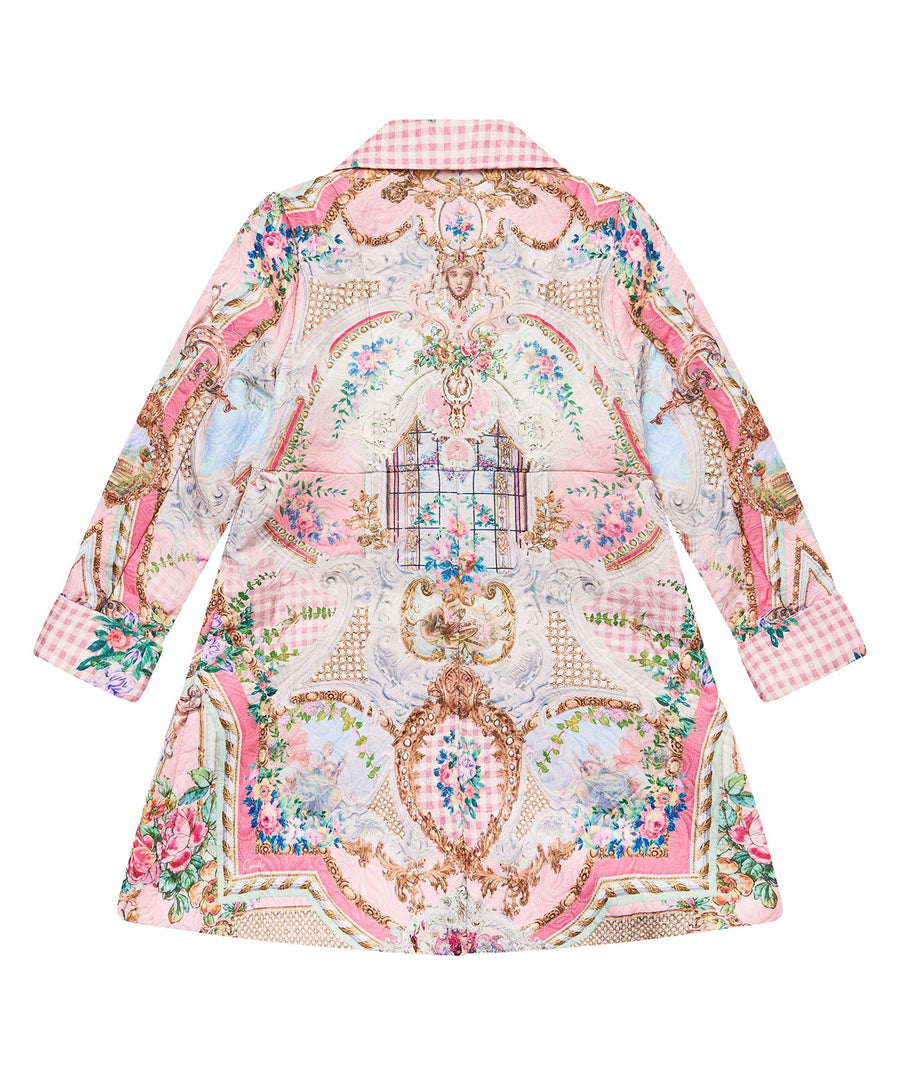 CAMILLA Lisbon Lullaby Kids Coat 00034333 – A stylish and cozy kids' coat featuring the vibrant Lisbon Lullaby print, premium fabric, and a comfortable fit