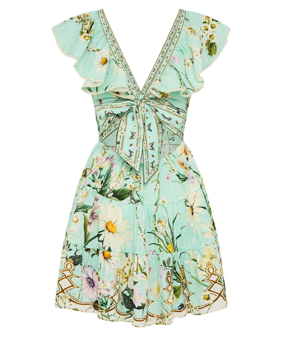 Step into sunshine with the CAMILLA Floral Freefall Short Dress 00035363 – a vibrant, playful piece with bold blooms and a breezy, feminine silhouette