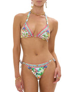 Make waves in the CAMILLA Spirit Of Santa Maria Bikini 00035611 – a striking two-piece set featuring vibrant prints and luxe detailing for standout swim style