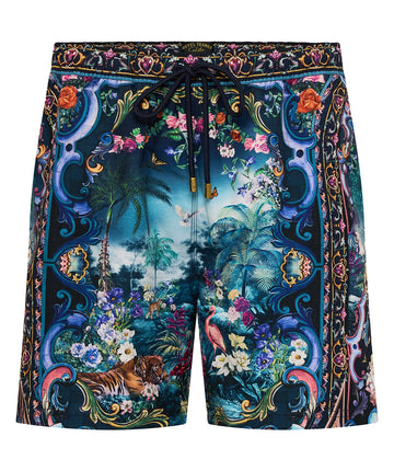 Elevate your swim style with the CAMILLA Basked In Baroque Boardshort 00035729 – vibrant, baroque-inspired design crafted for comfort and standout appeal.