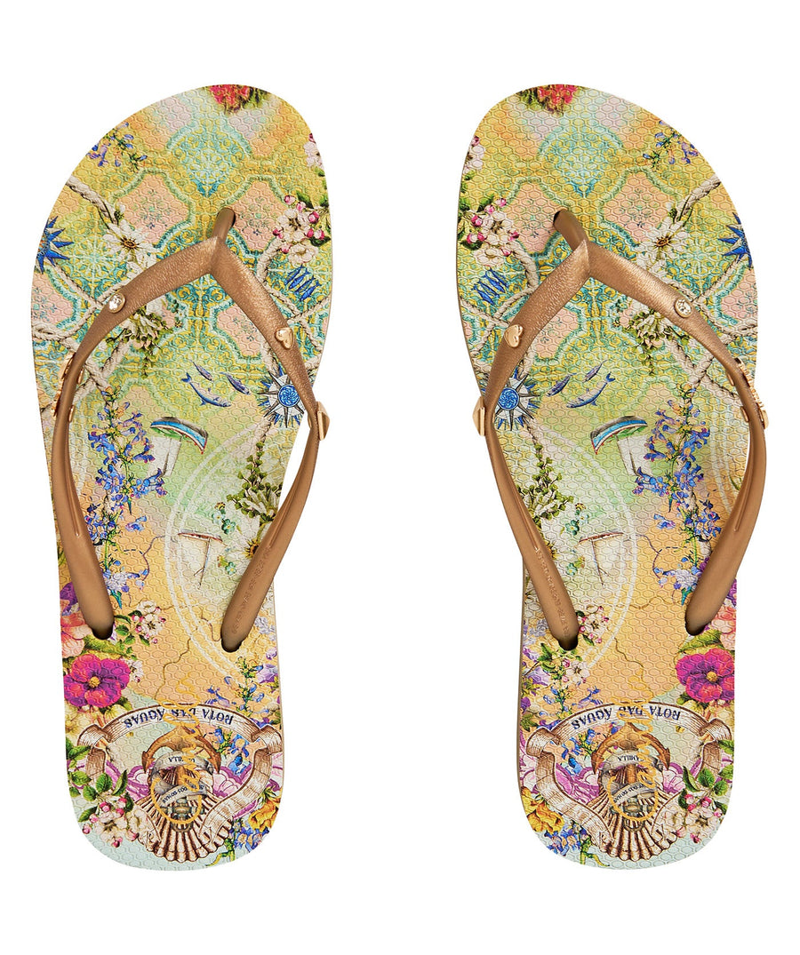 Dive into beachside elegance with the CAMILLA Just Coasting Thong 0035856, showcasing ocean-inspired prints, luxe comfort, and a flattering minimalist design.