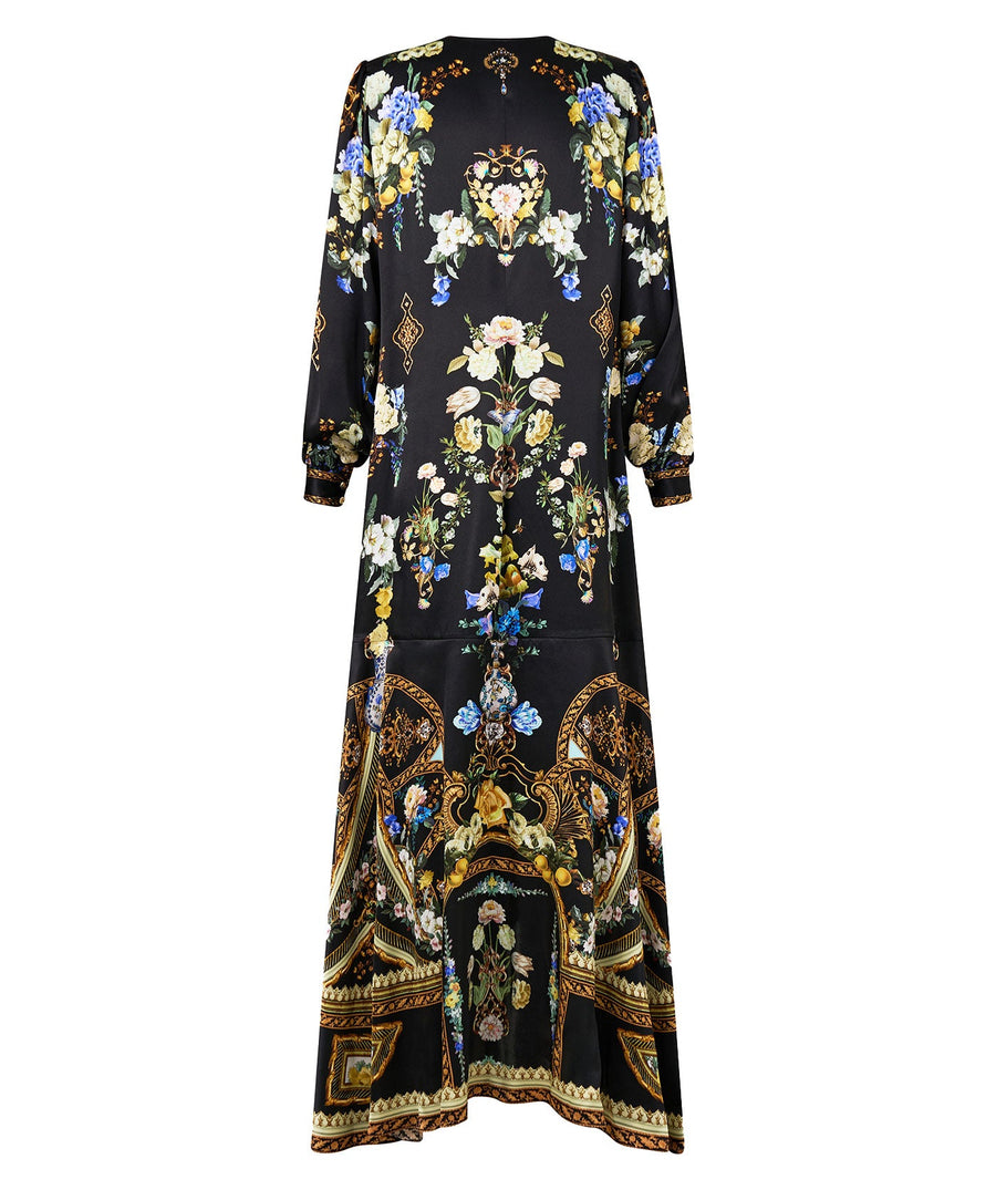 Elevate your style with CAMILLA Ottoman Elegance Tie Waist Long Sleeve Dress 00036571 – chic, flattering, and perfect for any occasion.
