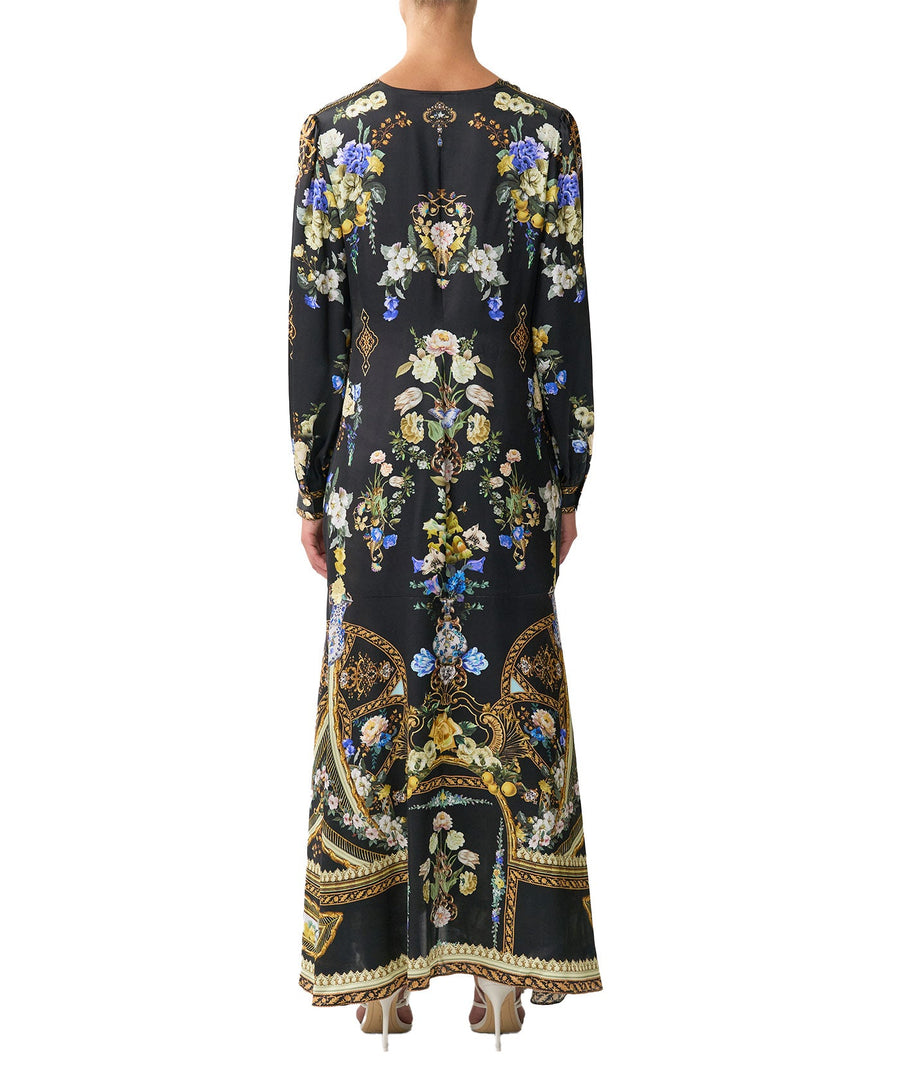 Elevate your style with CAMILLA Ottoman Elegance Tie Waist Long Sleeve Dress 00036571 – chic, flattering, and perfect for any occasion.