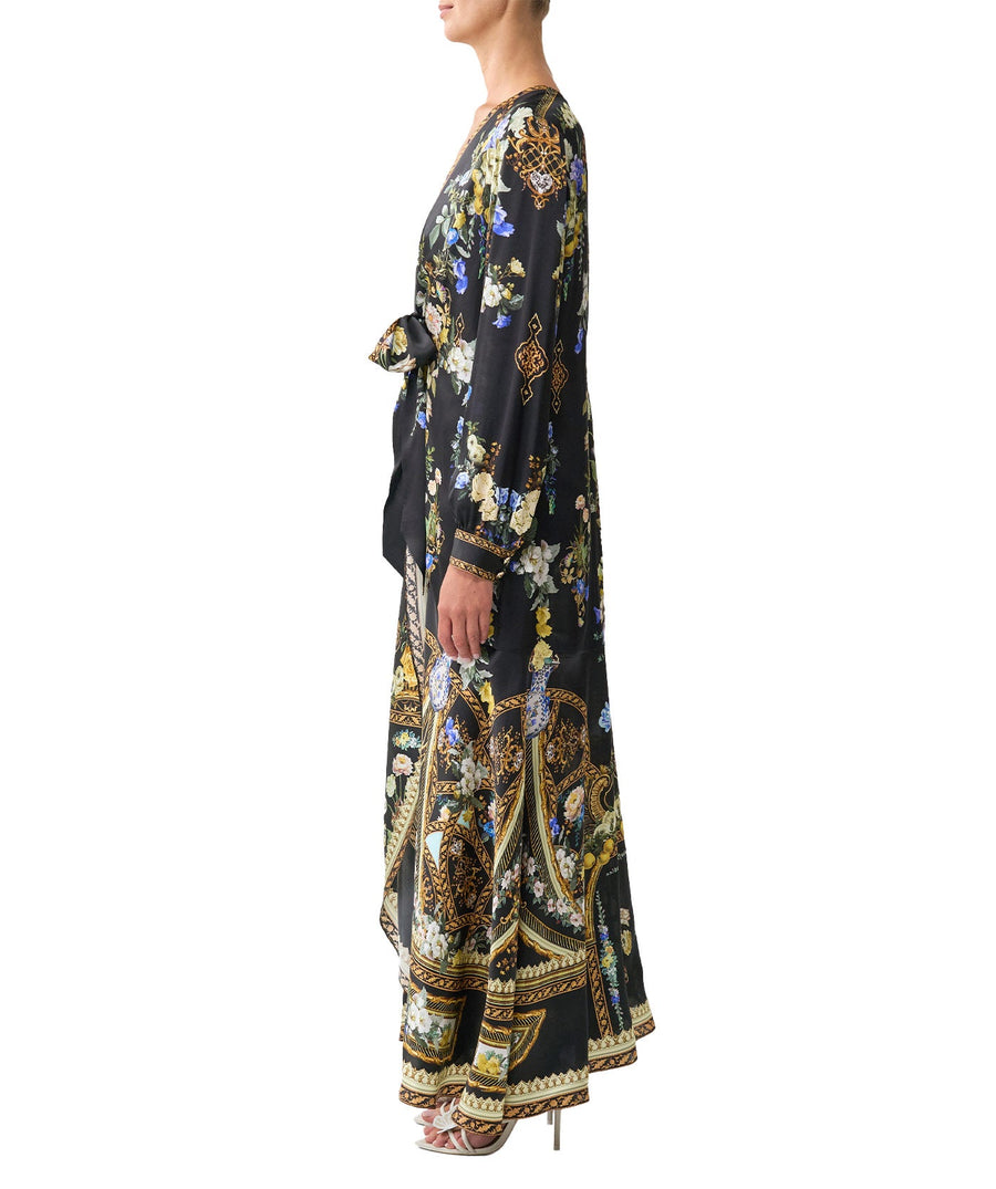 Elevate your style with CAMILLA Ottoman Elegance Tie Waist Long Sleeve Dress 00036571 – chic, flattering, and perfect for any occasion.