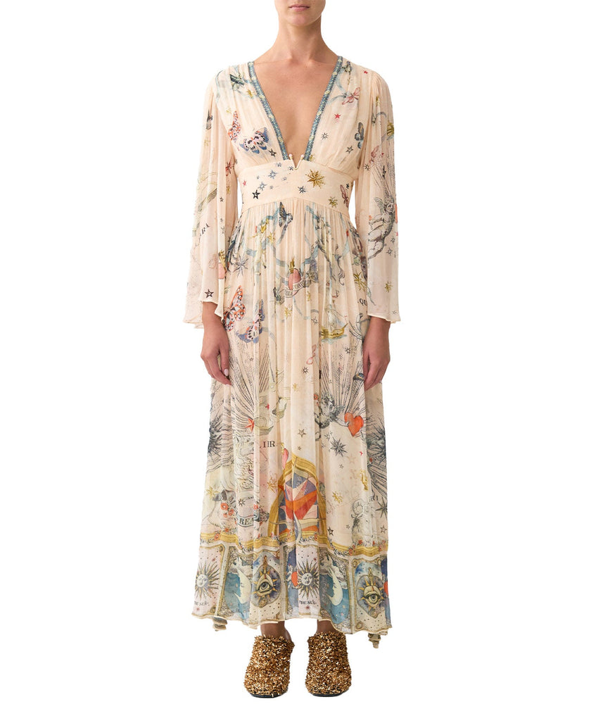 House of Horoscopes Hardware Long Sleeve Dress