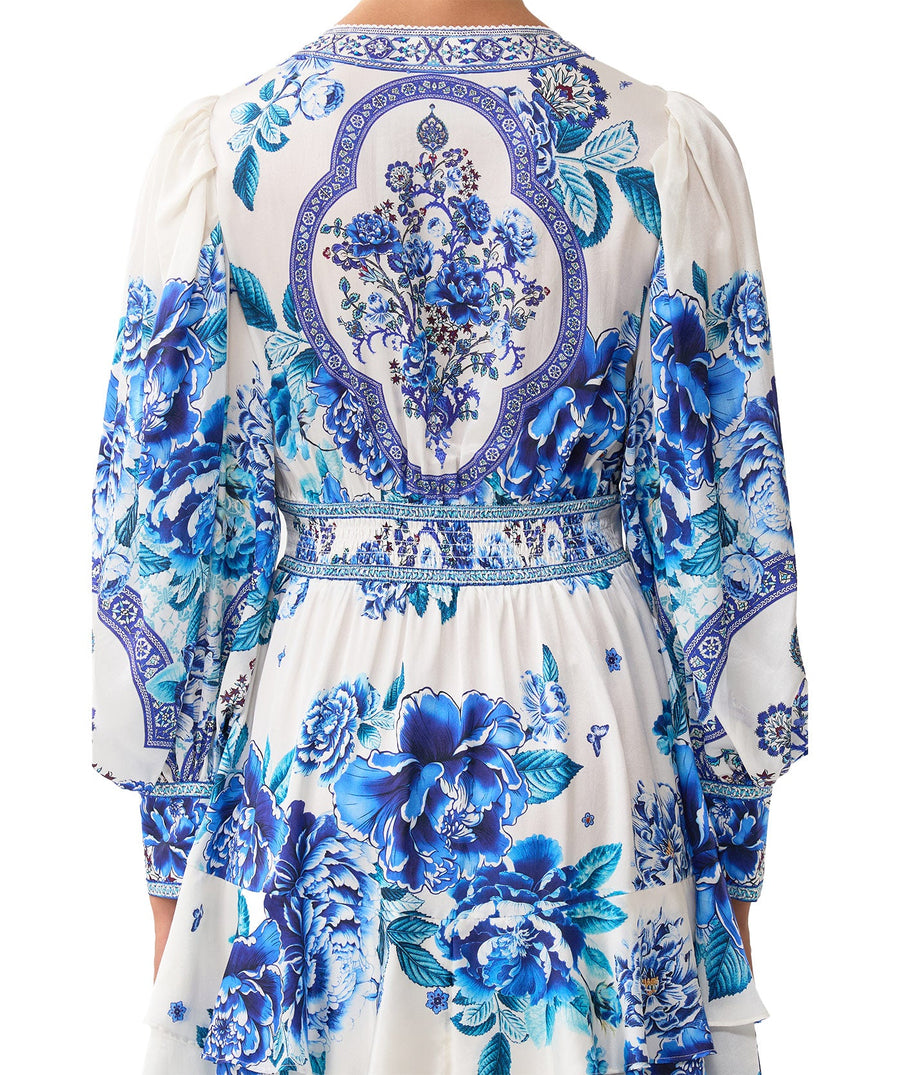 CAMILLA Ceramic Garden Button Front Frill Dress 00037049 Via Rodeo CAMILLA Ceramic Garden Button Front Frill Dress 00037049 Via Rodeo