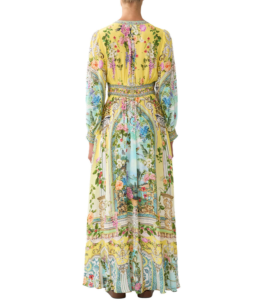 The CAMILLA Tales of Topkapi Button Dress 00037334 features a vibrant print, button-down front, and relaxed fit—perfect for chic, effortless styling.