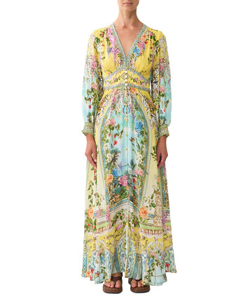 The CAMILLA Tales of Topkapi Button Dress 00037334 features a vibrant print, button-down front, and relaxed fit—perfect for chic, effortless styling.