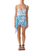 The CAMILLA Isnik Lullaby Eyelet Sarong 00037644 features a vibrant print and delicate eyelet details—perfect as a chic beach cover-up or stylish summer layer.