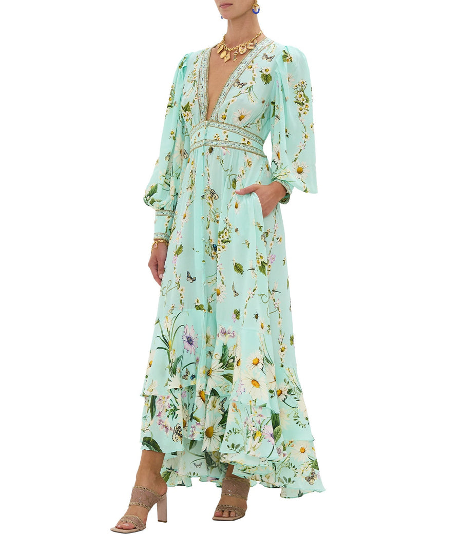 Embrace effortless elegance in the CAMILLA Floral Freefall Long Dress 00037819 – a flowy, floral masterpiece perfect for resort escapes and summer soirées.
