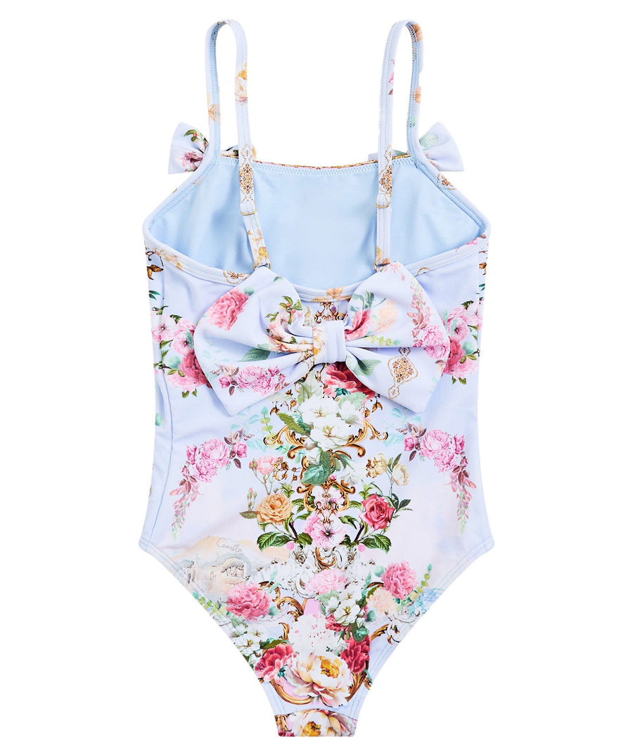 CAMILLA Tiled In Time Kids One Piece Swimsuit 00037861 – vibrant, comfortable, and stylish swimwear for kids, designed with playful luxury.