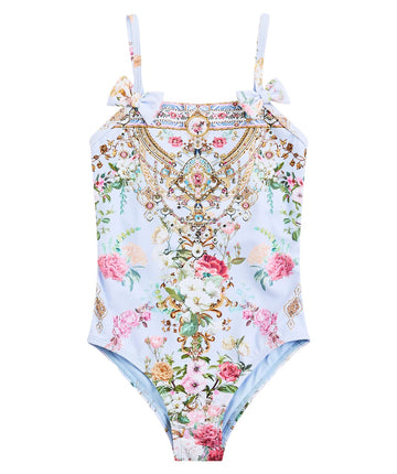 CAMILLA Tiled In Time Kids One Piece Swimsuit 00037861 – vibrant, comfortable, and stylish swimwear for kids, designed with playful luxury.