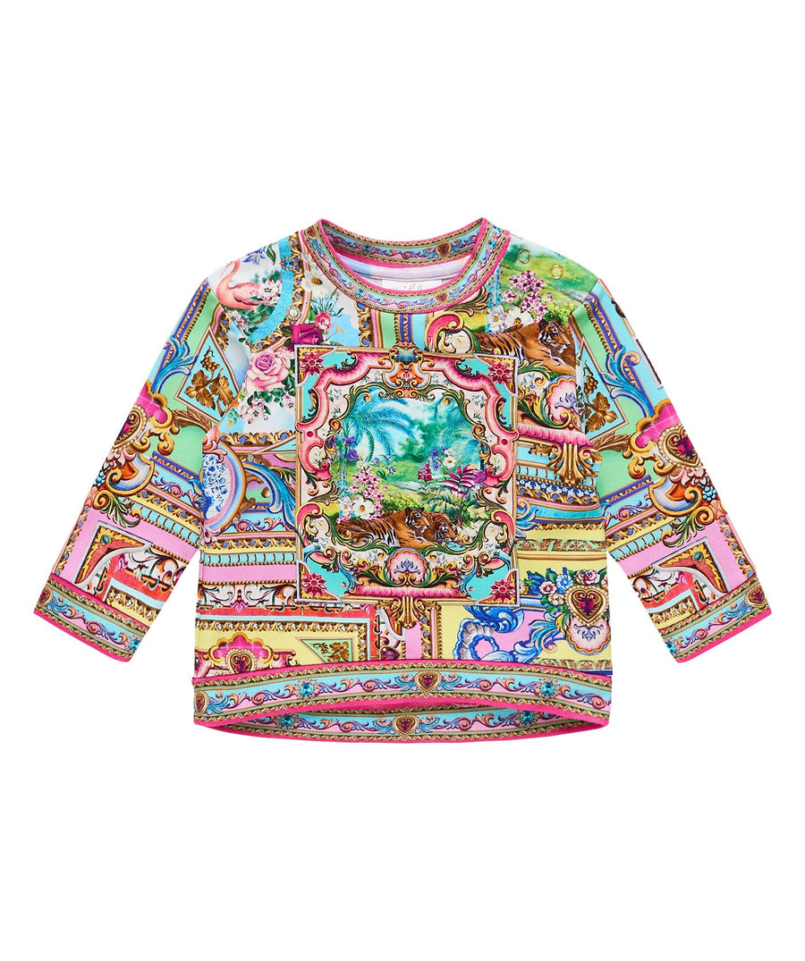 Keep your little one cozy in style with the CAMILLA Spirit Of Santa Maria Babies Sweater Leggings Set 00038065/00037993 – soft, playful, and beautifully printed.